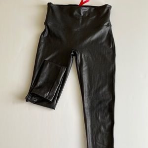 SPANX faux leather leggings